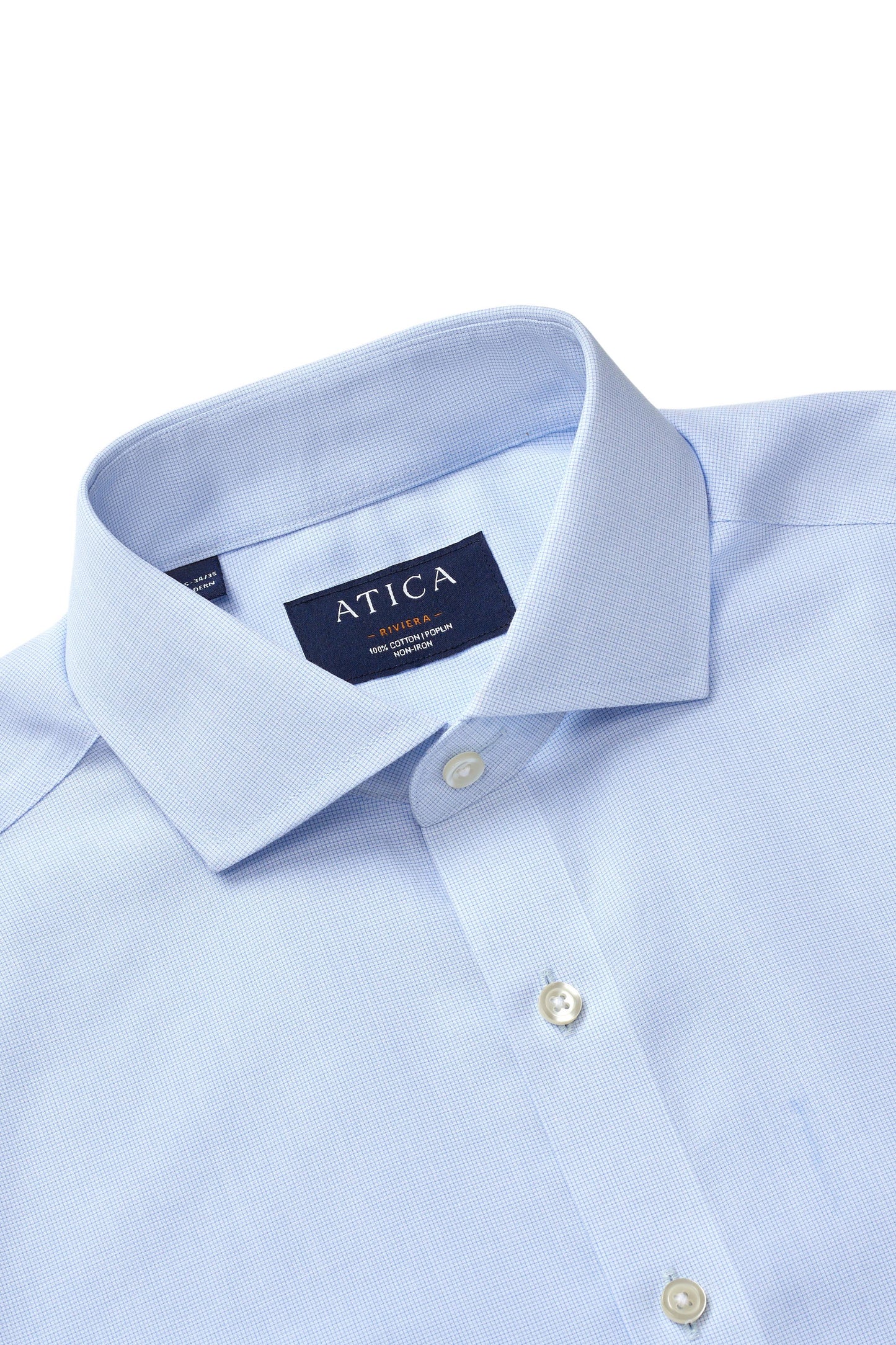 Riviera Light Blue Poplin Shirt