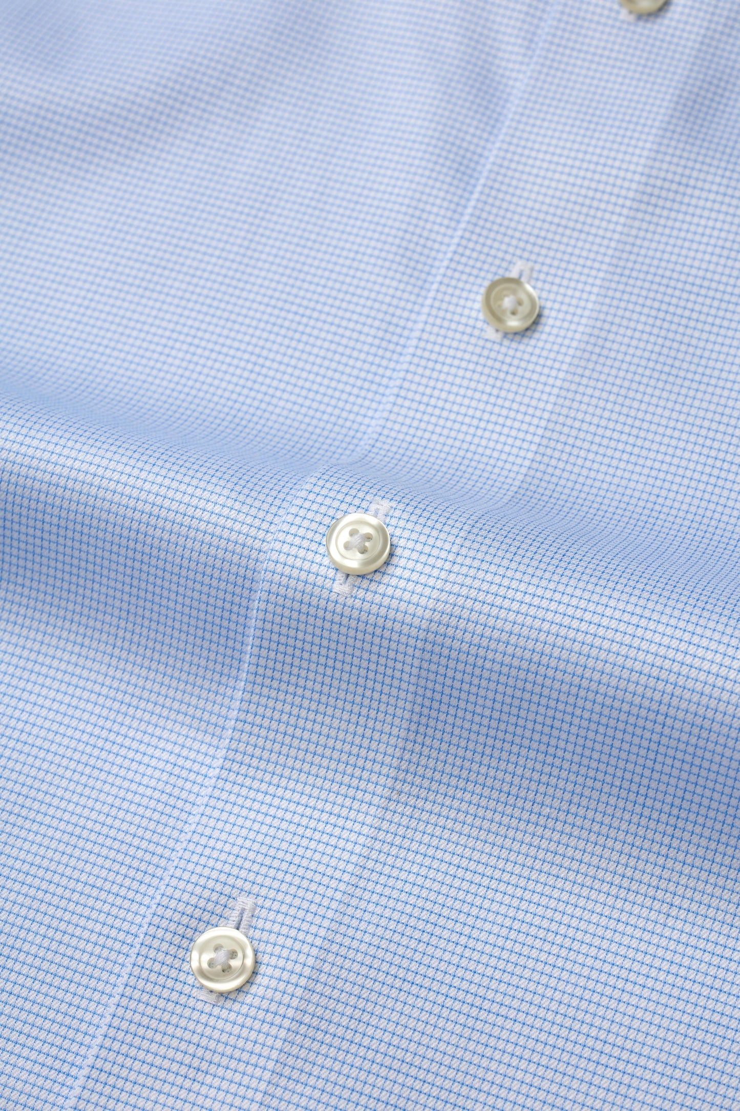 Greenwich Light Blue Grid Shirt