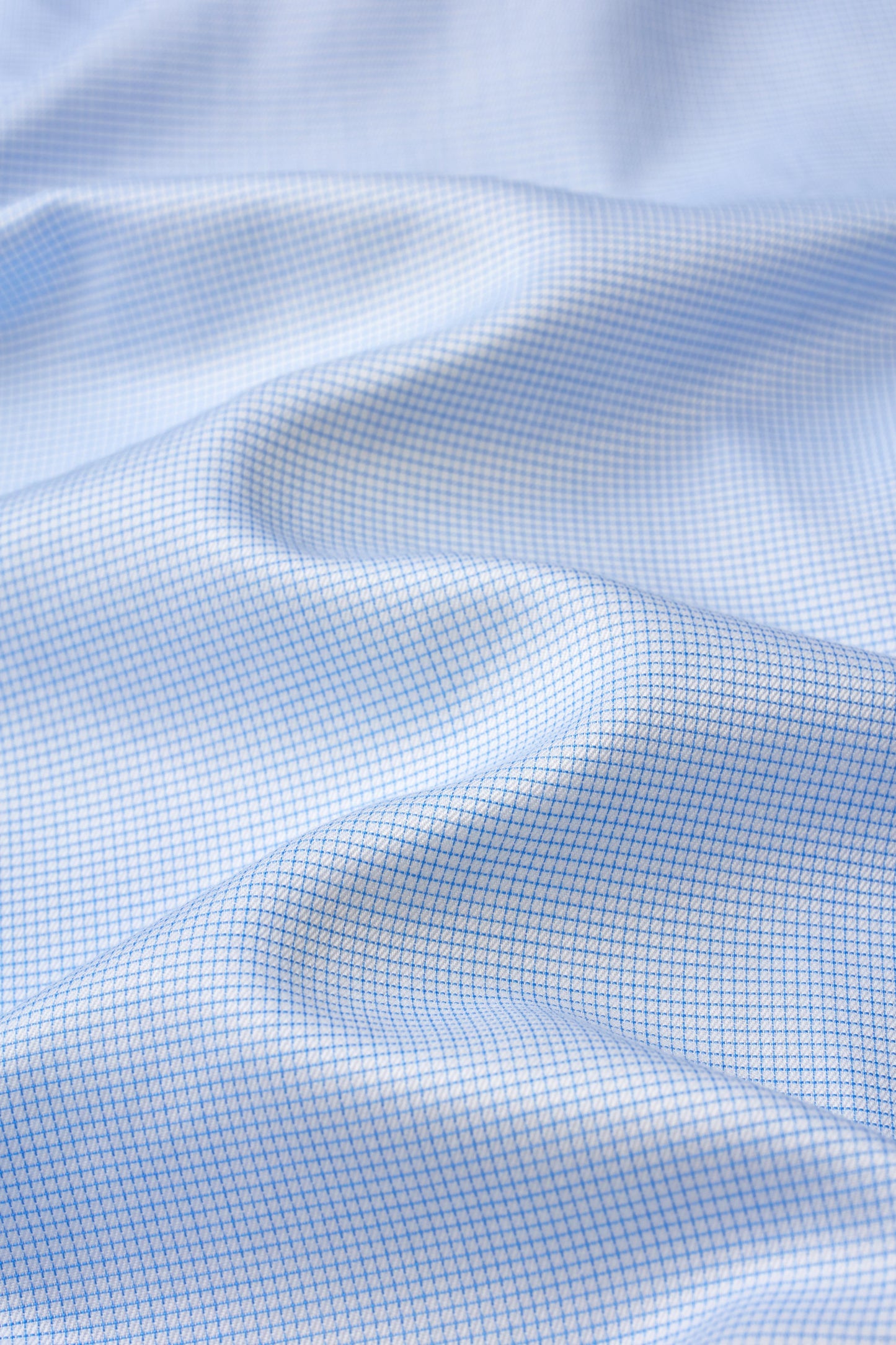 Greenwich Light Blue Grid Shirt
