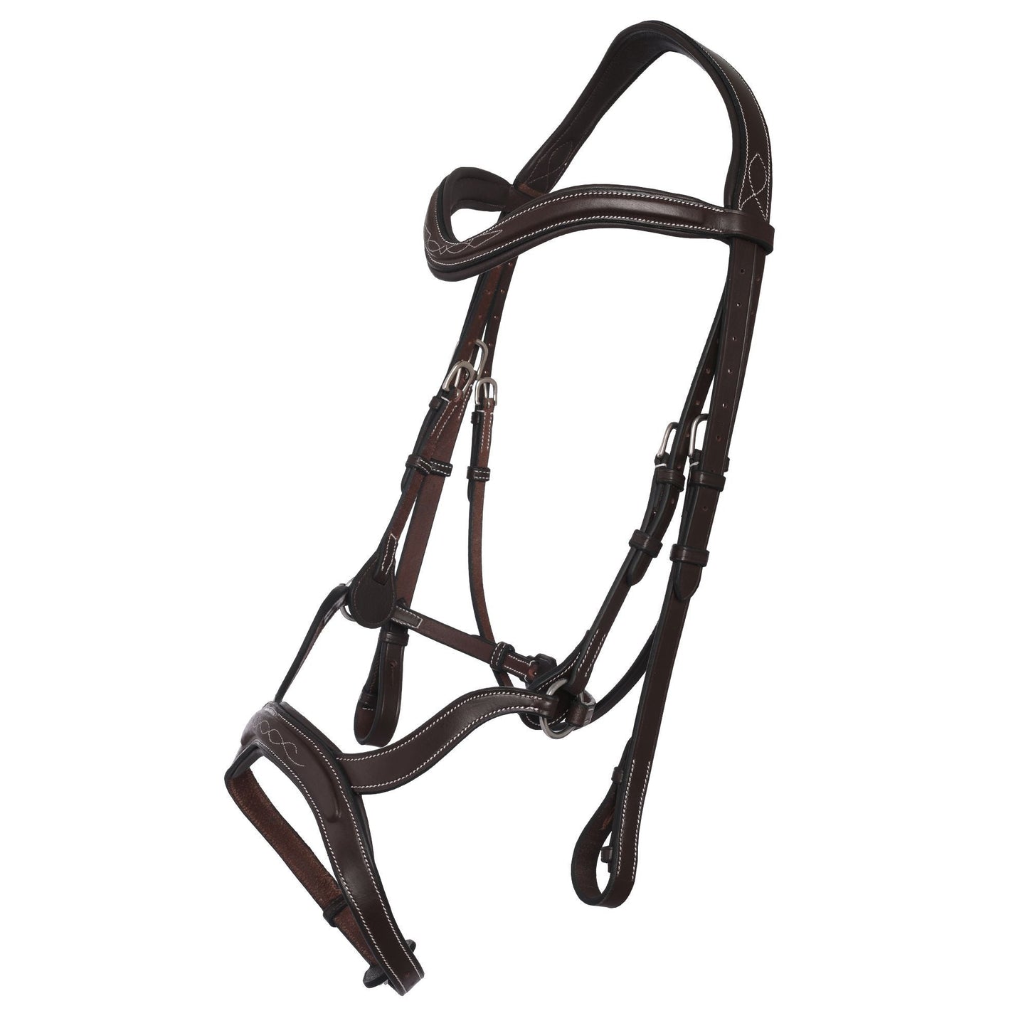 ExionPro Anatomical Drop Noseband Bridle with Reins