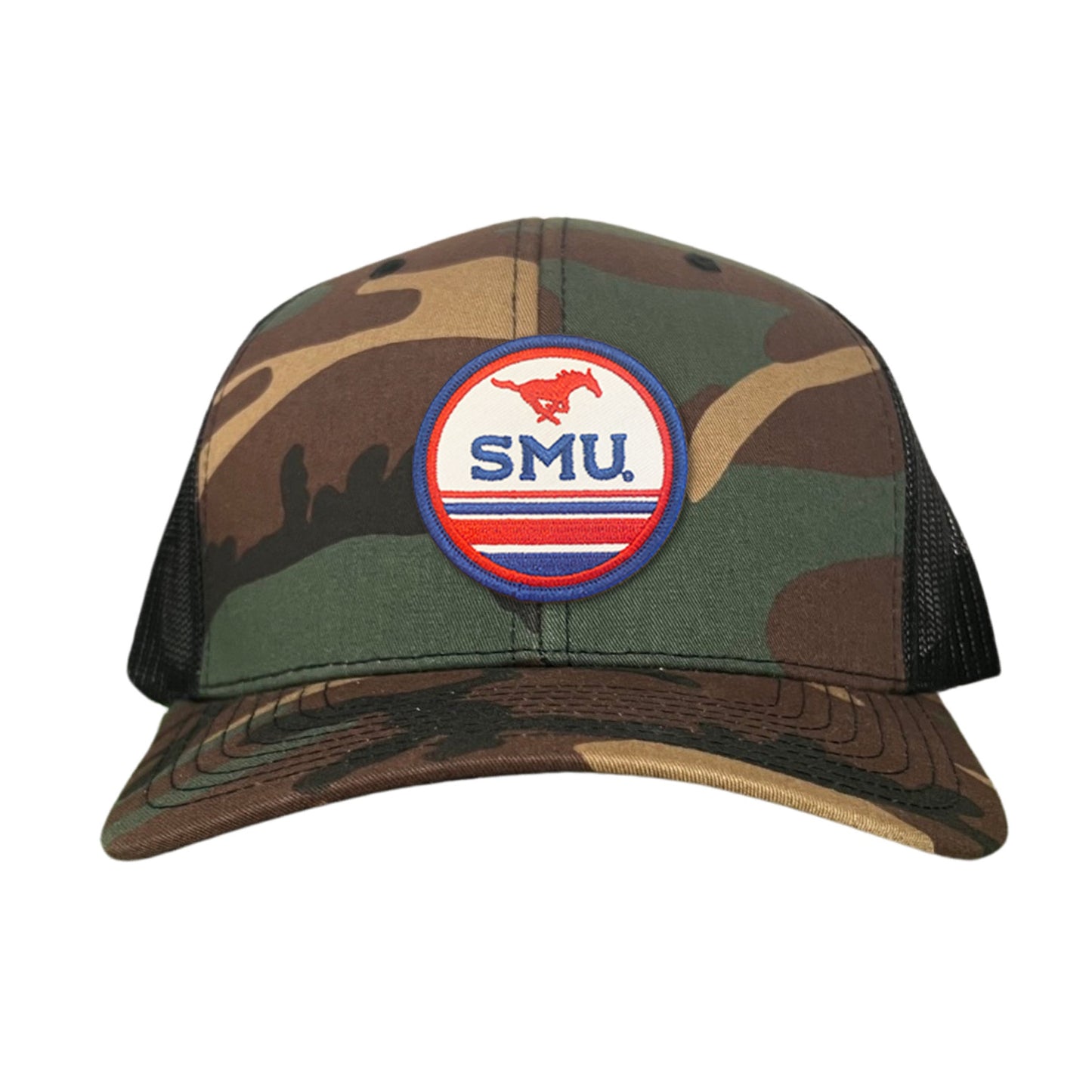 SMU Pony SMU Circle Patch Hats  / 119 / SMU009 / MM