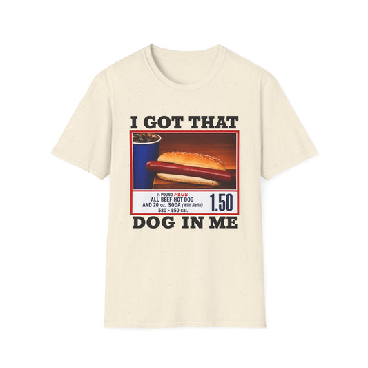 T-Shirt — 'I Got That Dog' Vintage Grocery Graphic Tee