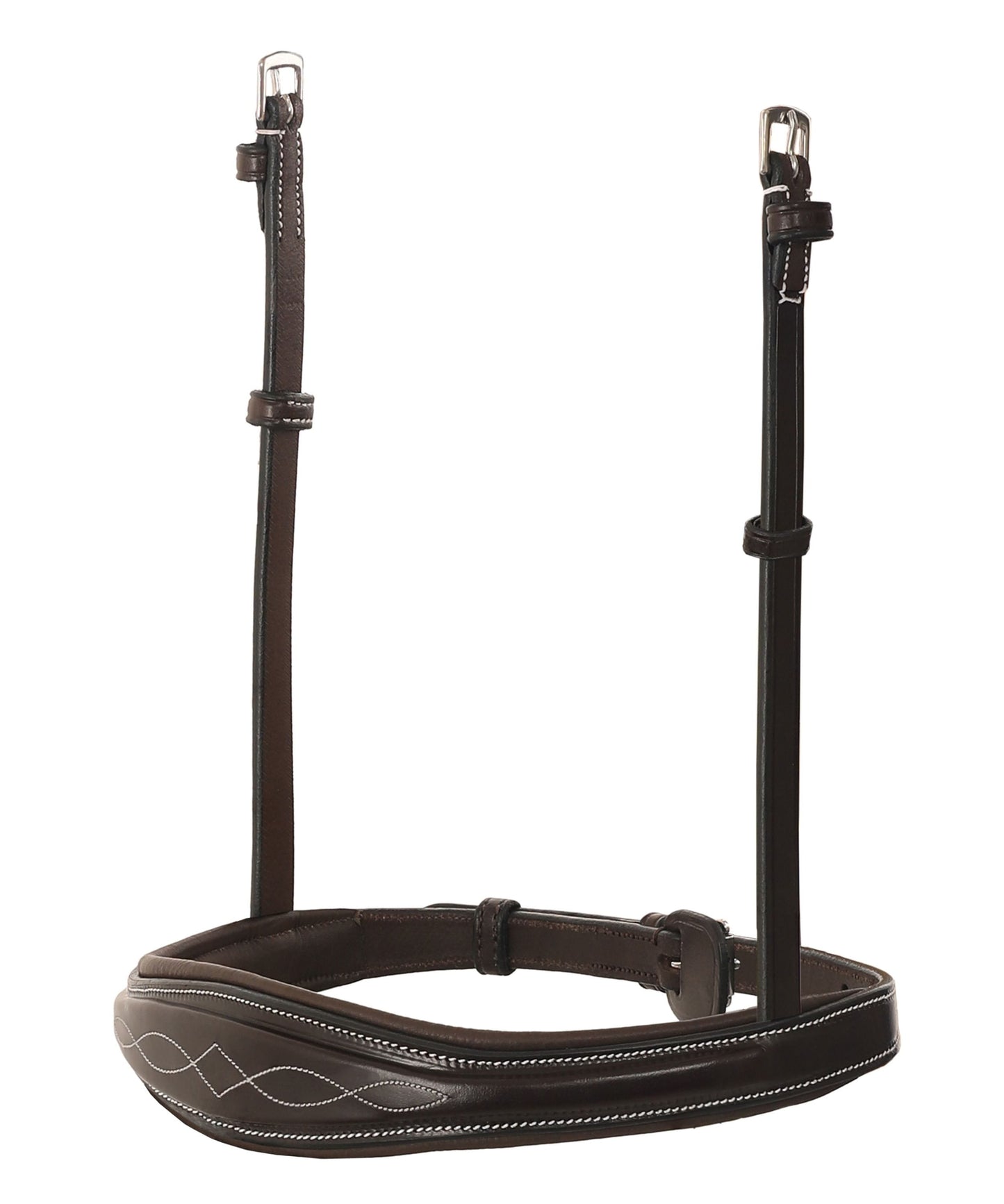 ExionPro Fancy Stitched Raised Anatomical Bridle with Reins without Flash