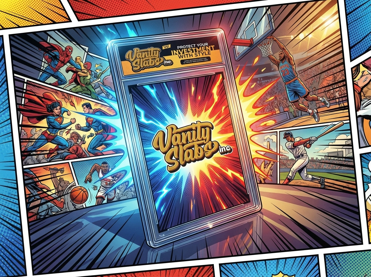 Vanity Slabs Holder for Baseball Football Basketball and Non Sports