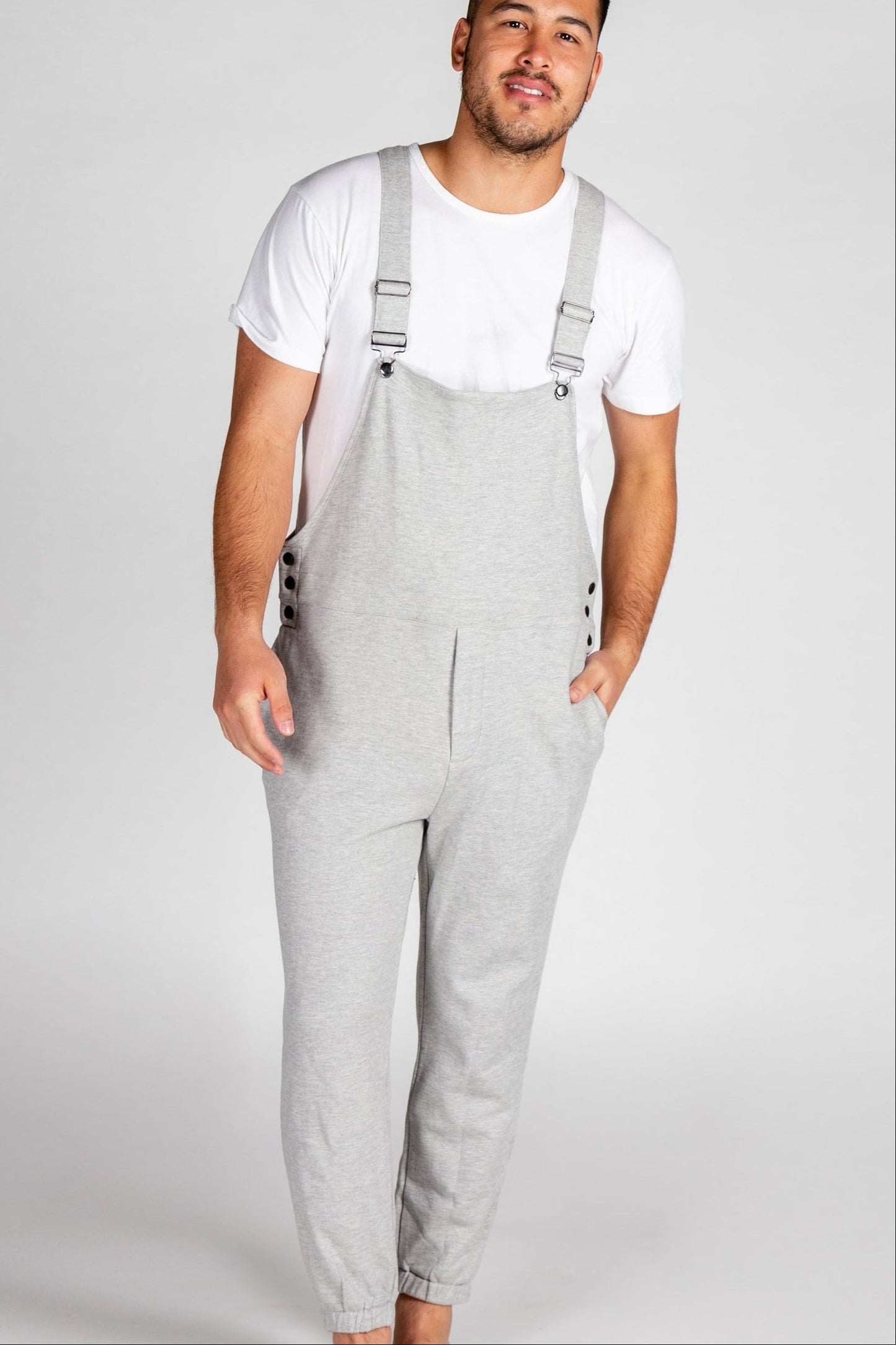 The Groutfit | Heather Grey Men's Pajamaralls®