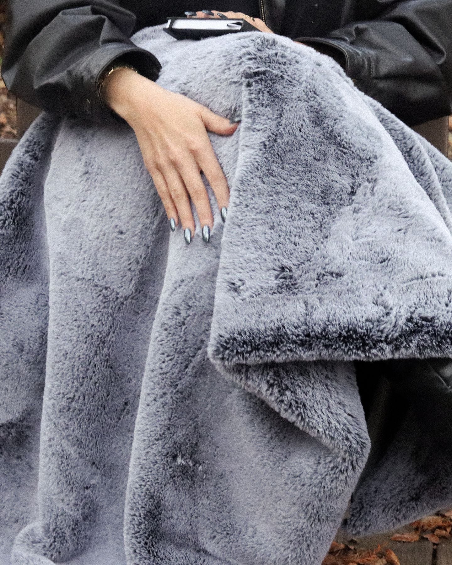 City Mink Lap Blanket by Apartment Therapy