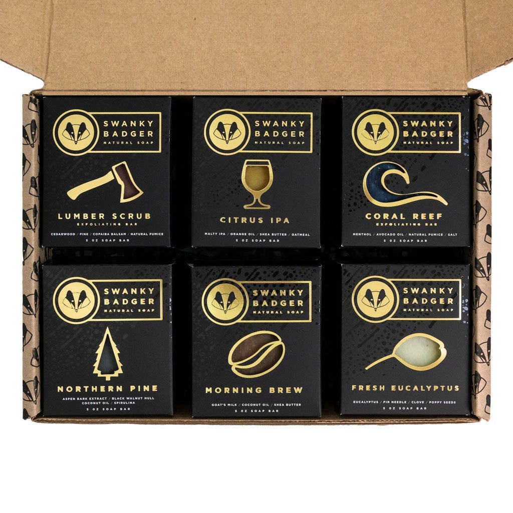 Natural Soap Starter Set (12 bars)
