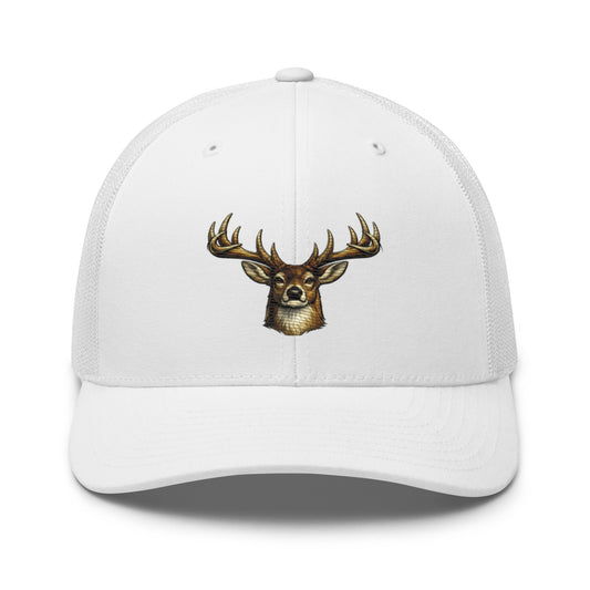 12 Point Buck Trucker Cap | Whitetail Deer Hunting Hat