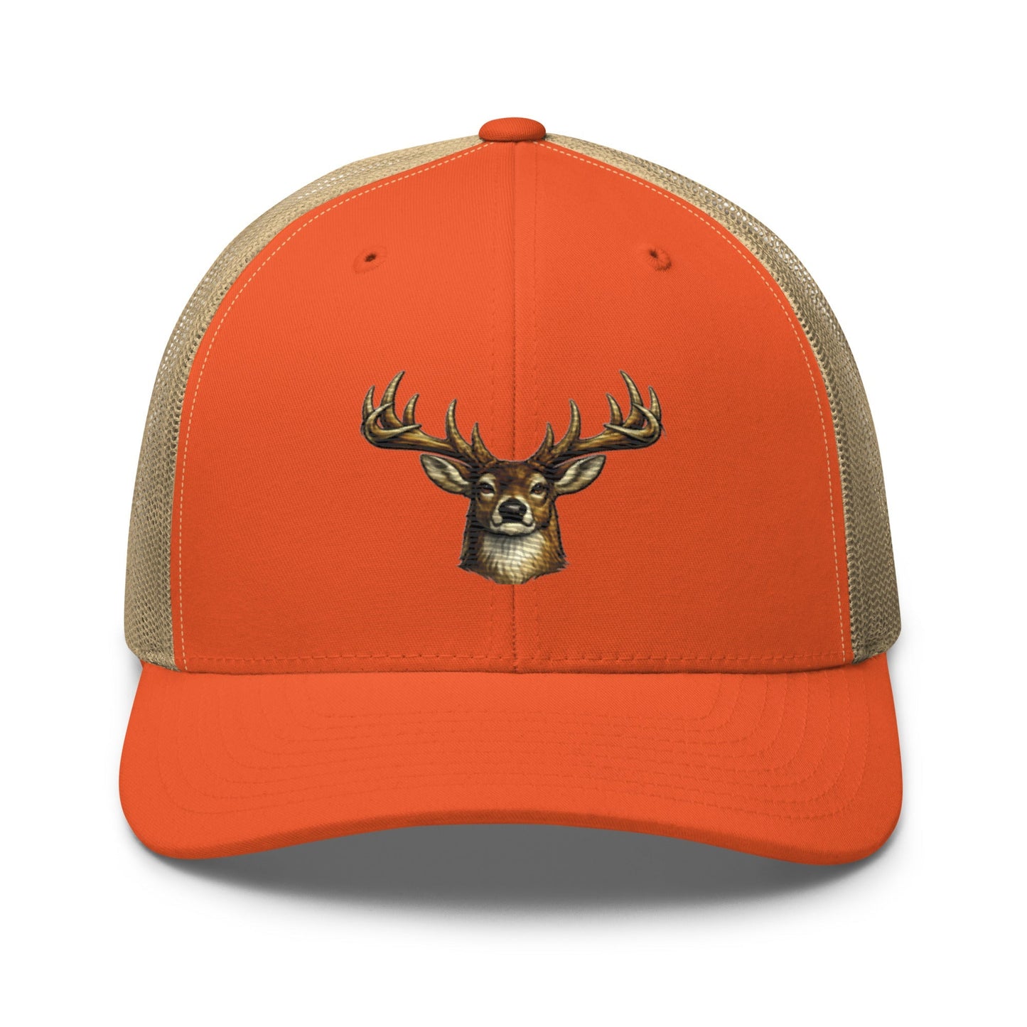 12 Point Buck Trucker Cap | Whitetail Deer Hunting Hat
