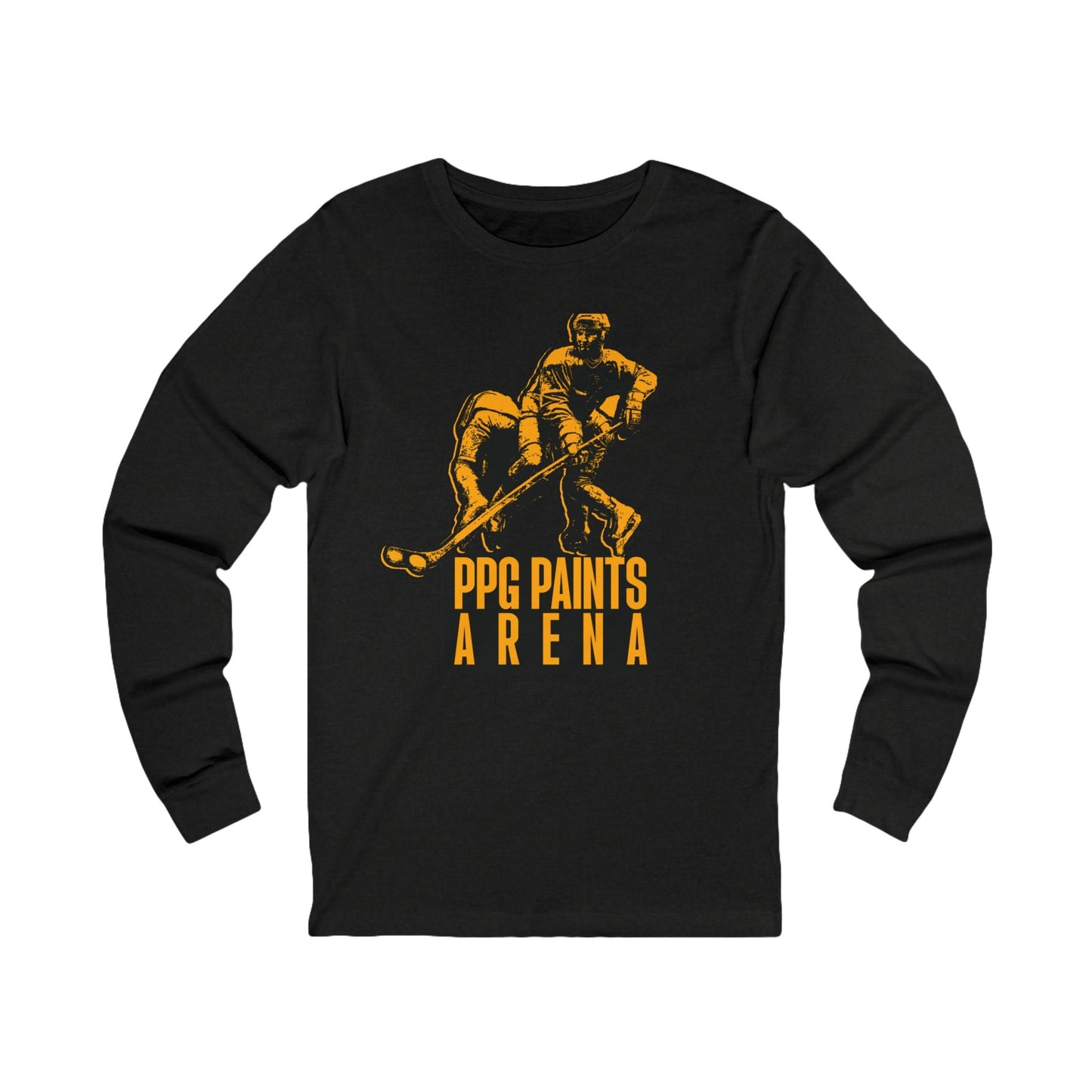 PPG Paints Arena Statue - Long Sleeve Tee
