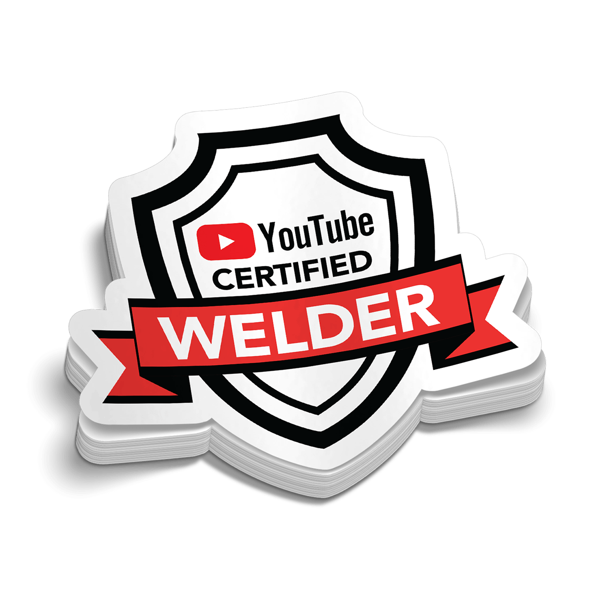 YT Welder Hard Hat Decal