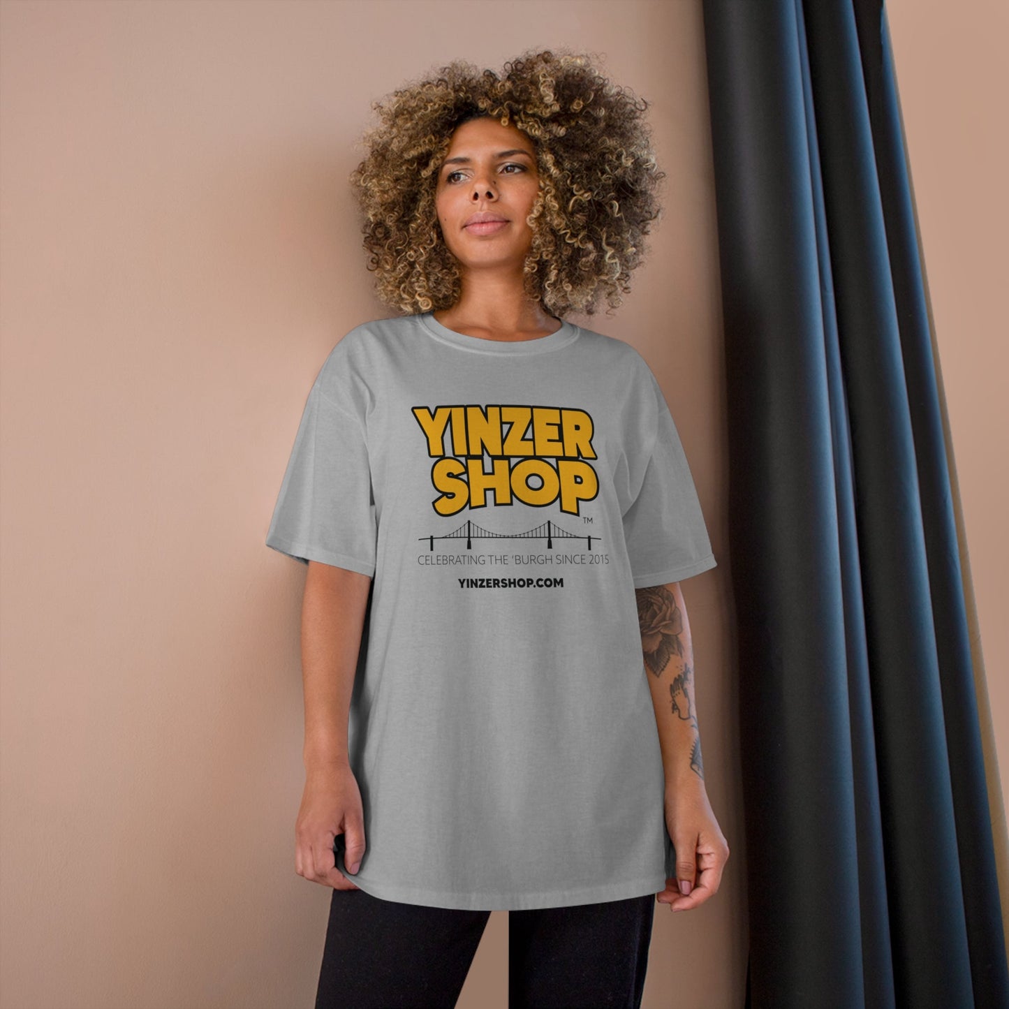 YinzerShop Serving Since 2015 - Champion T425 T-Shirt