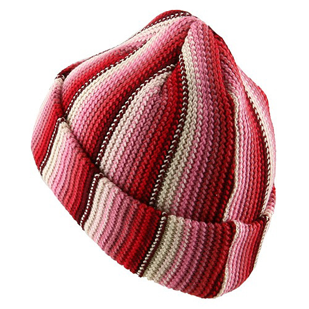 Crocheted Cuff Knit Beanie