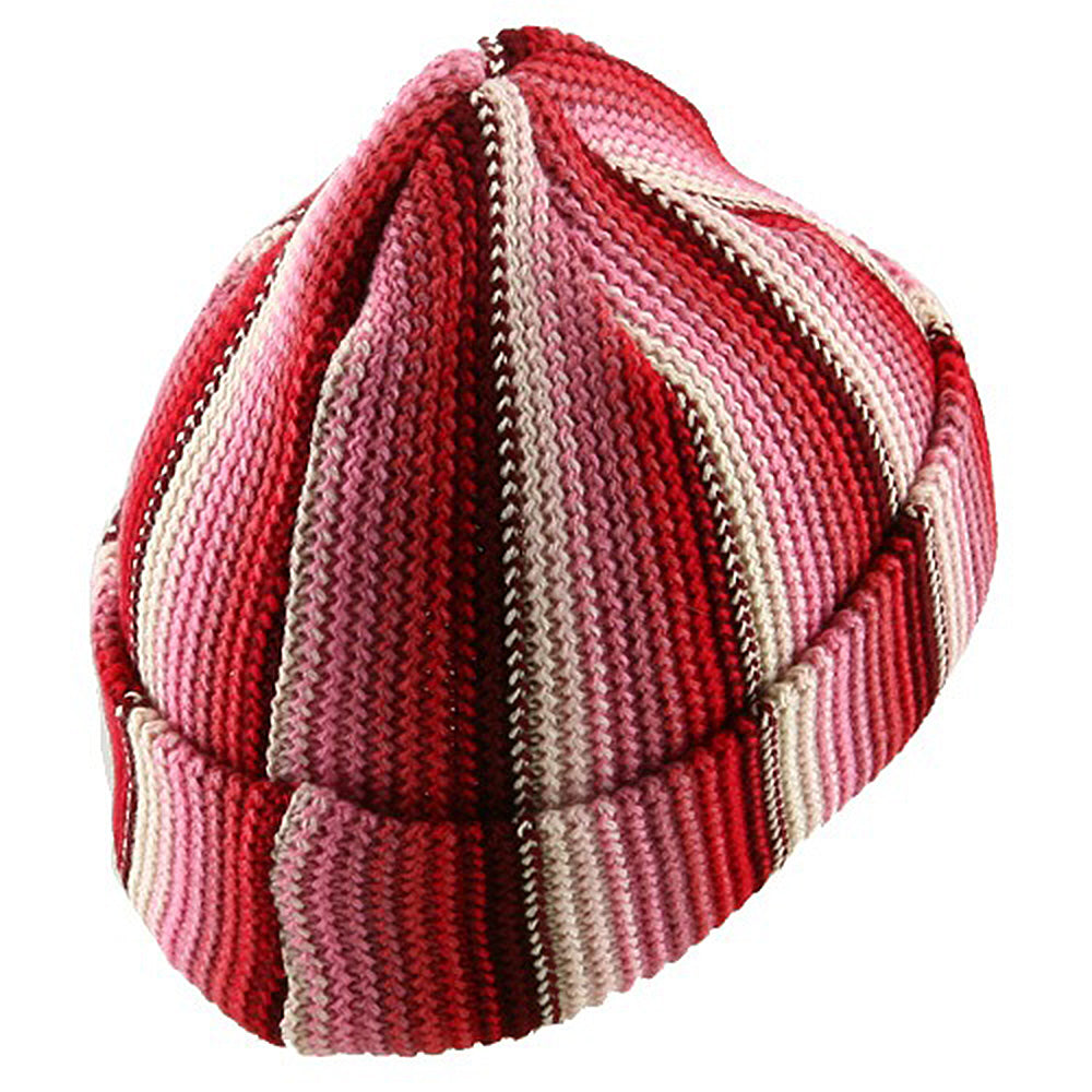 Crocheted Cuff Knit Beanie