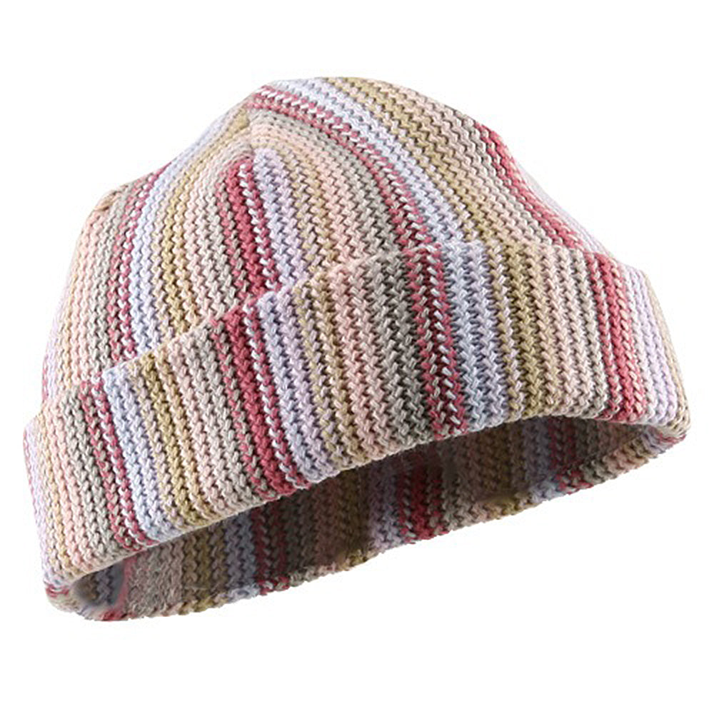 Crocheted Cuff Knit Beanie