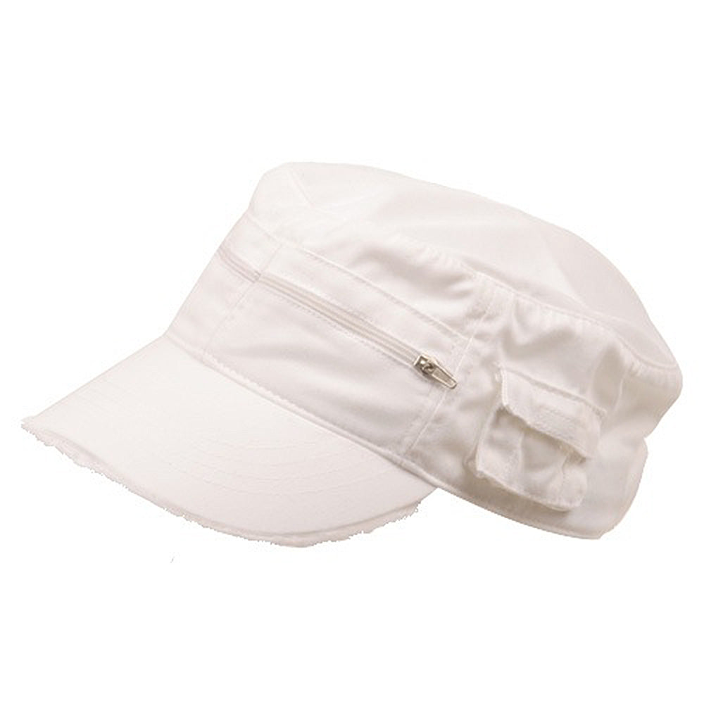 Zippered Enzyme Army Cap