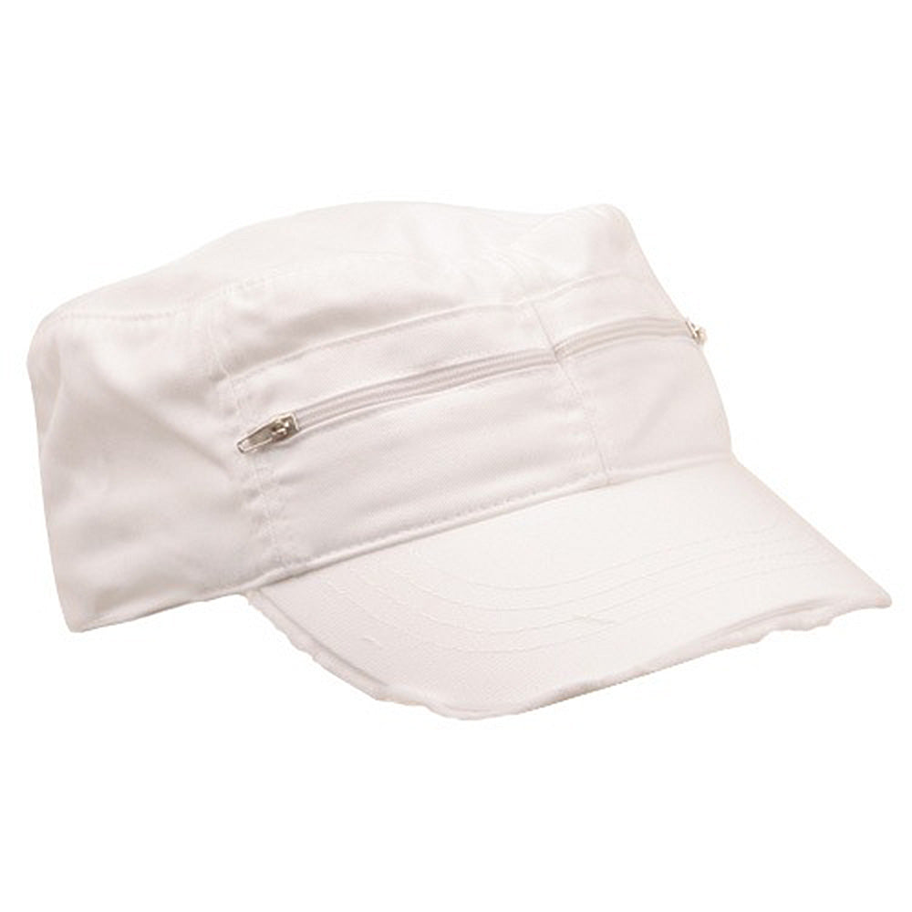 Zippered Enzyme Army Cap