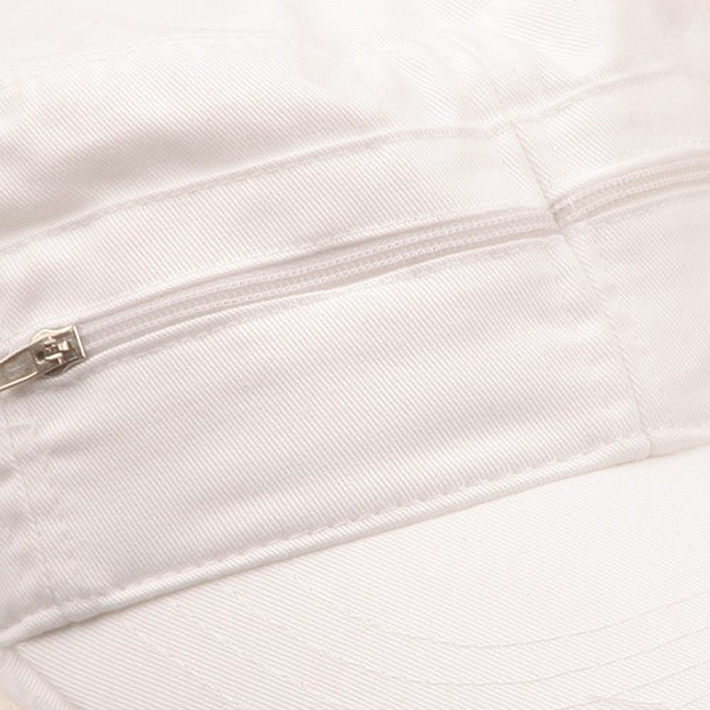 Zippered Enzyme Army Cap