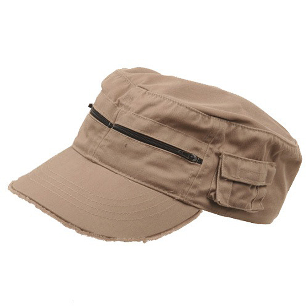 Zippered Enzyme Army Cap