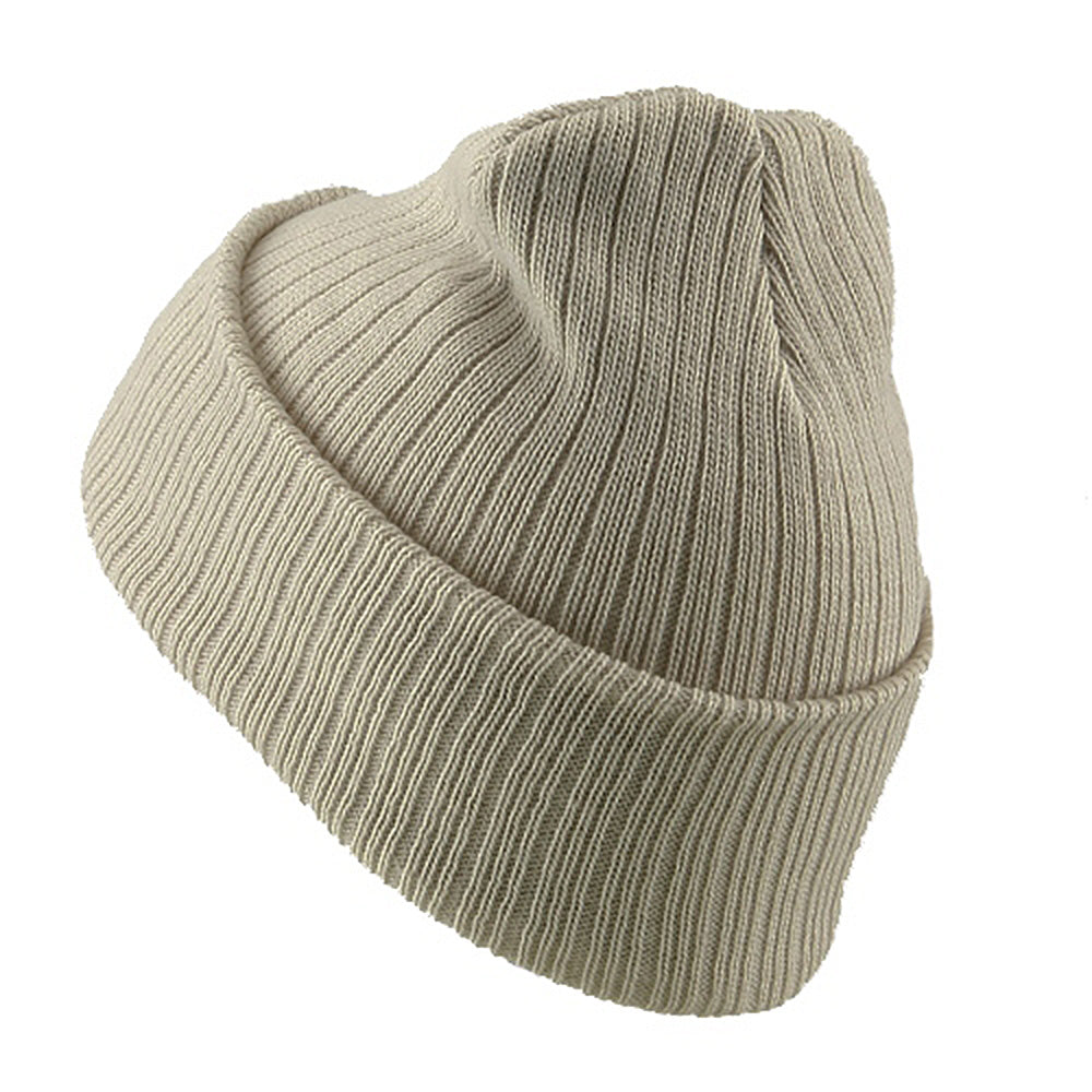 Acrylic Ribbed Cuff Beanie