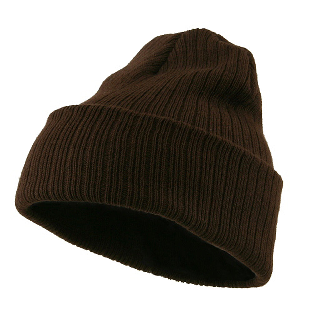 Acrylic Ribbed Cuff Beanie