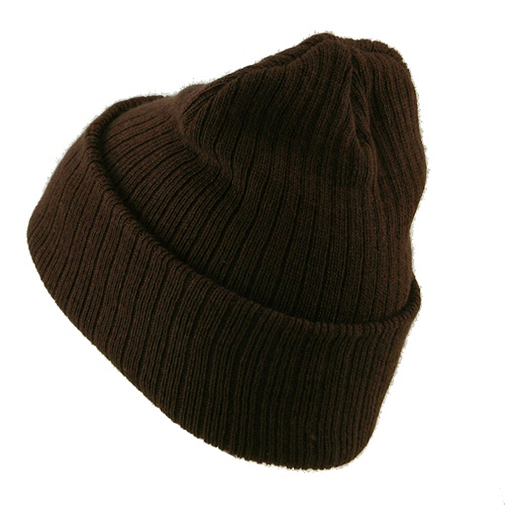 Acrylic Ribbed Cuff Beanie