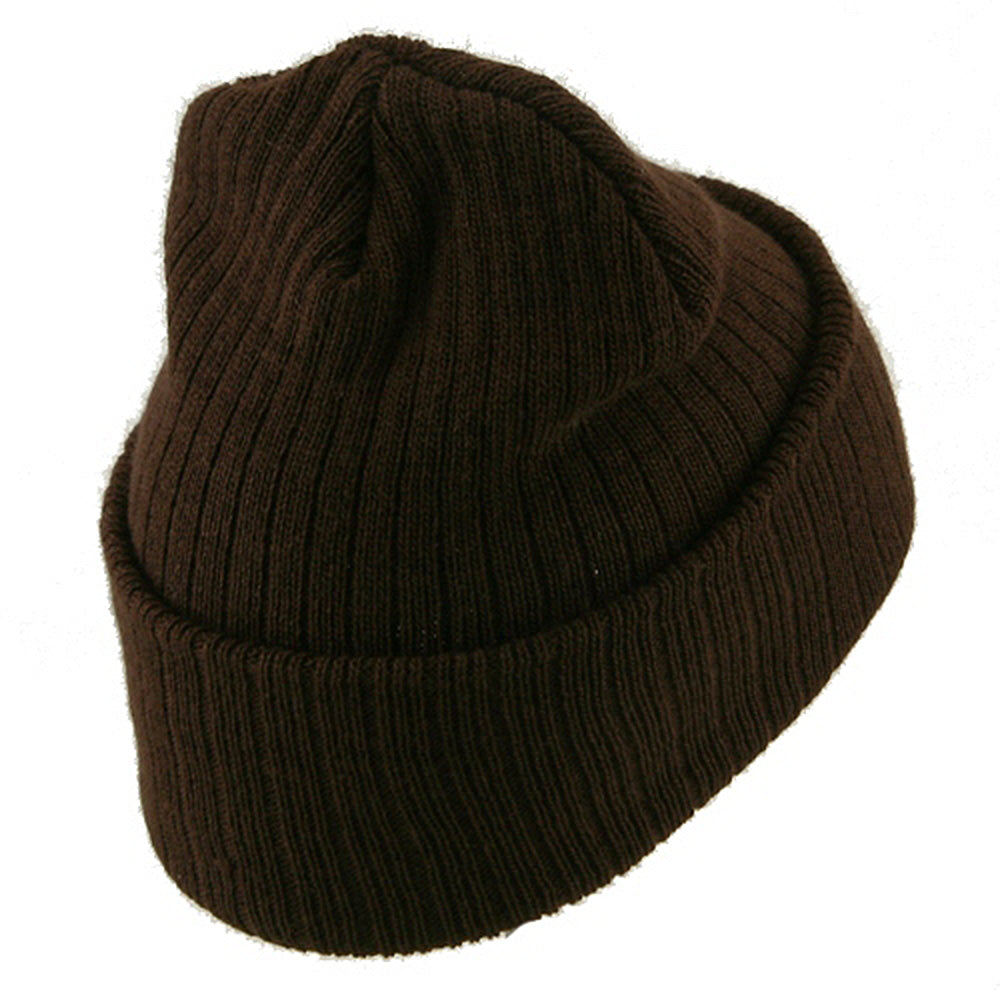 Acrylic Ribbed Cuff Beanie