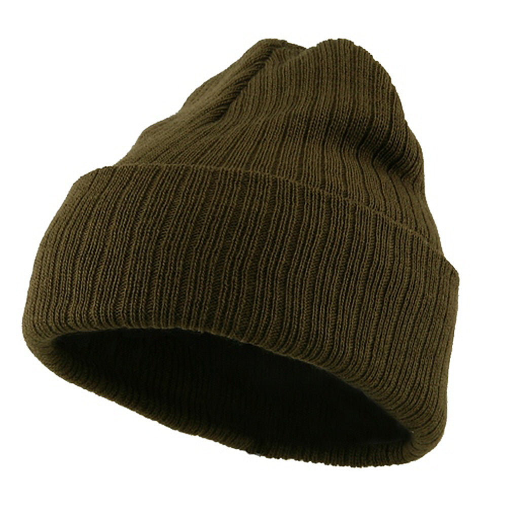 Acrylic Ribbed Cuff Beanie