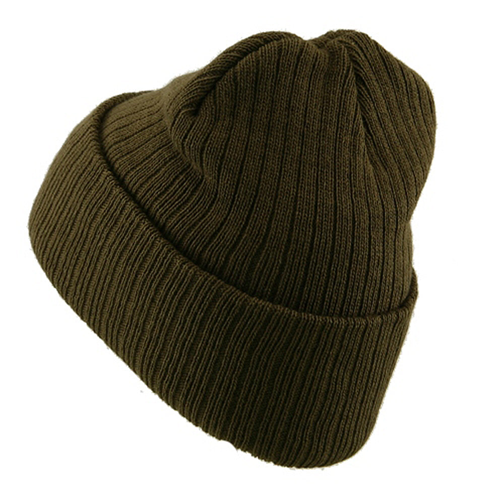 Acrylic Ribbed Cuff Beanie