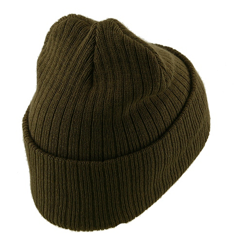 Acrylic Ribbed Cuff Beanie