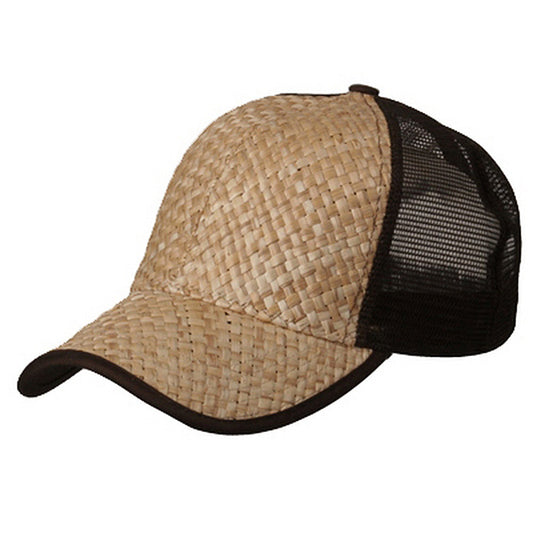 Straw Trucker Cap