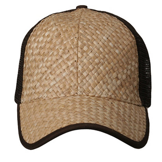 Straw Trucker Cap