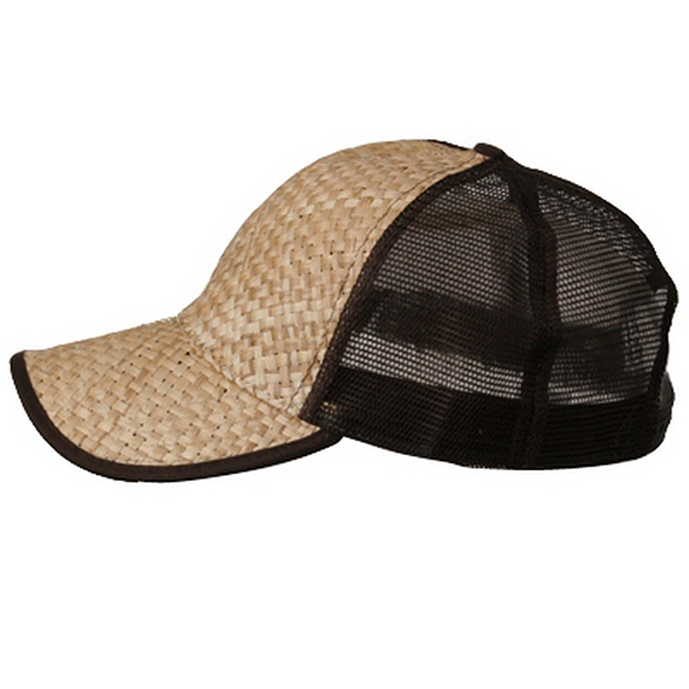 Straw Trucker Cap