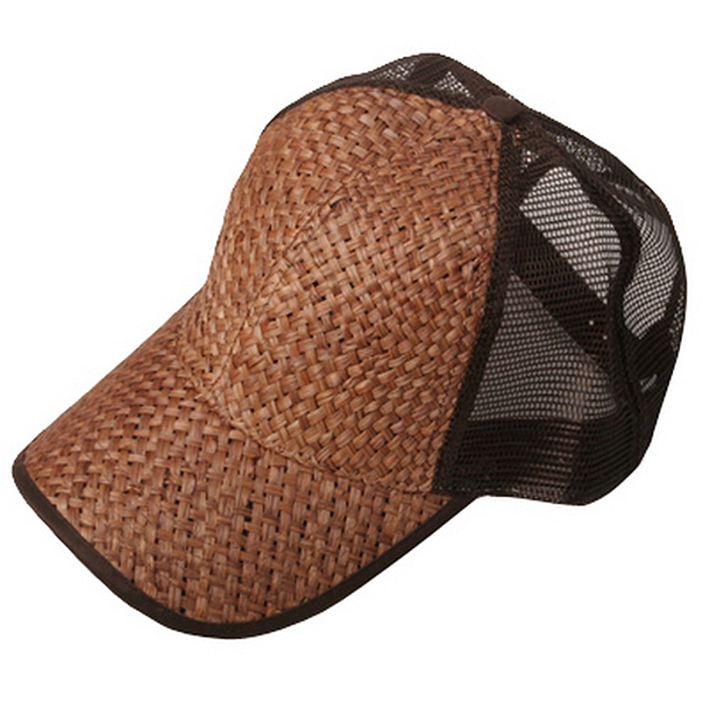 Straw Trucker Cap