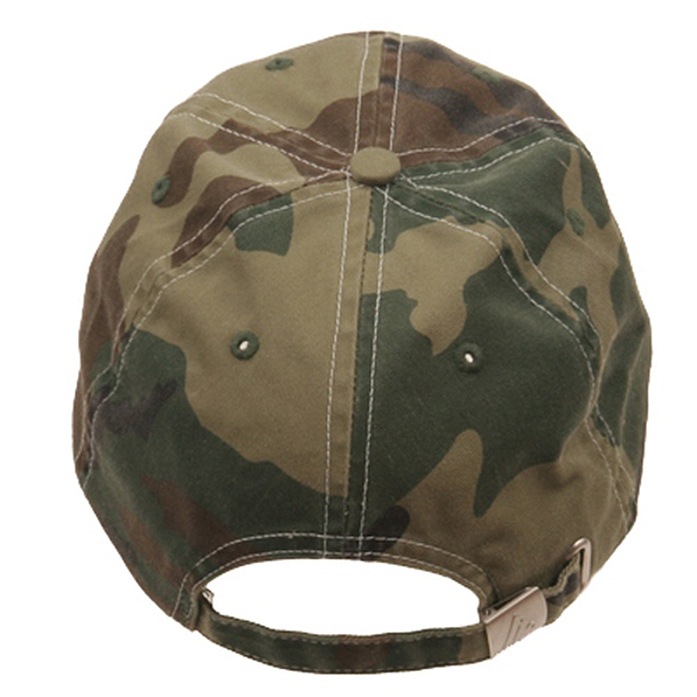 Rhinestone Washed Cotton Cap