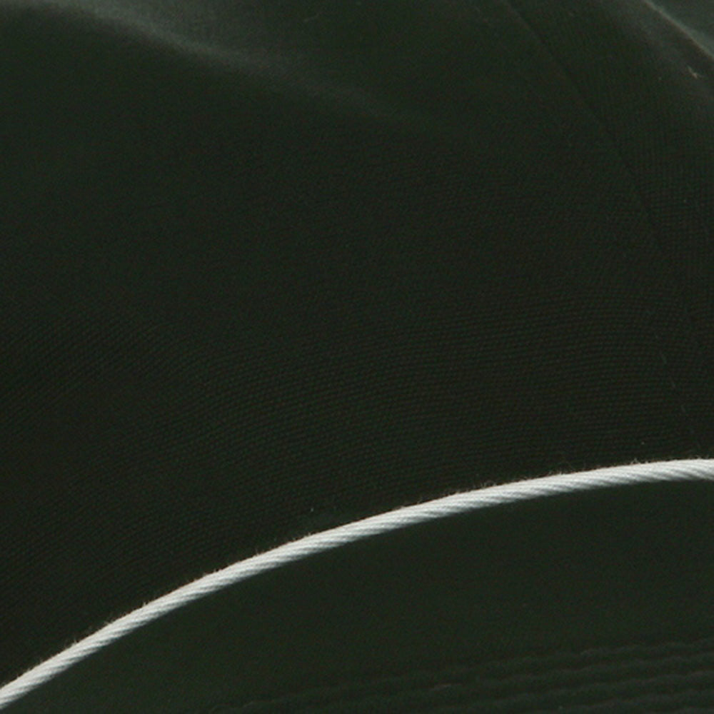 Piping Decoration Ladies Canvas Cap