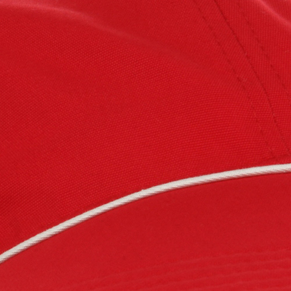 Piping Decoration Ladies Canvas Cap