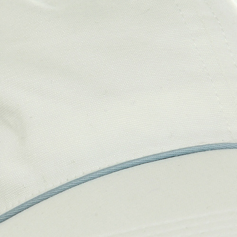 Piping Decoration Ladies Canvas Cap