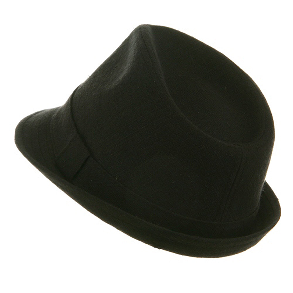 Big New Linen Fedora Hat
