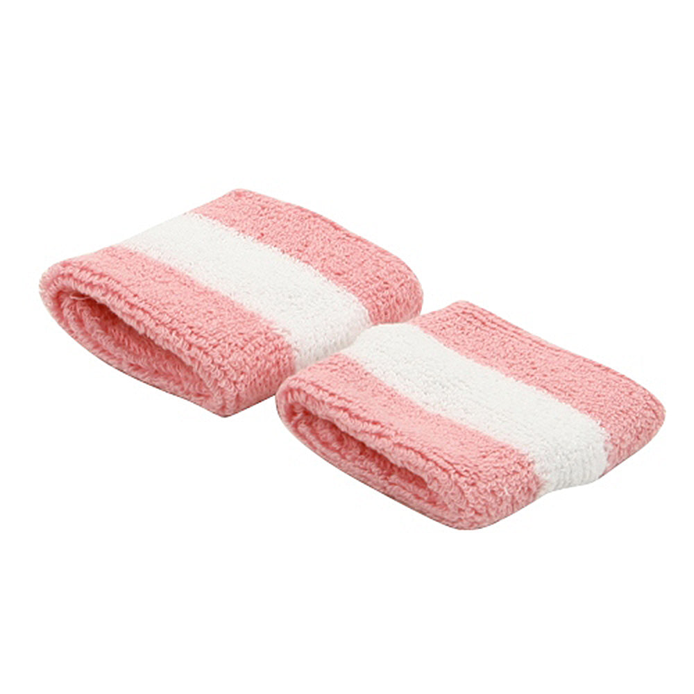 Terry Stripe Wristband Pair