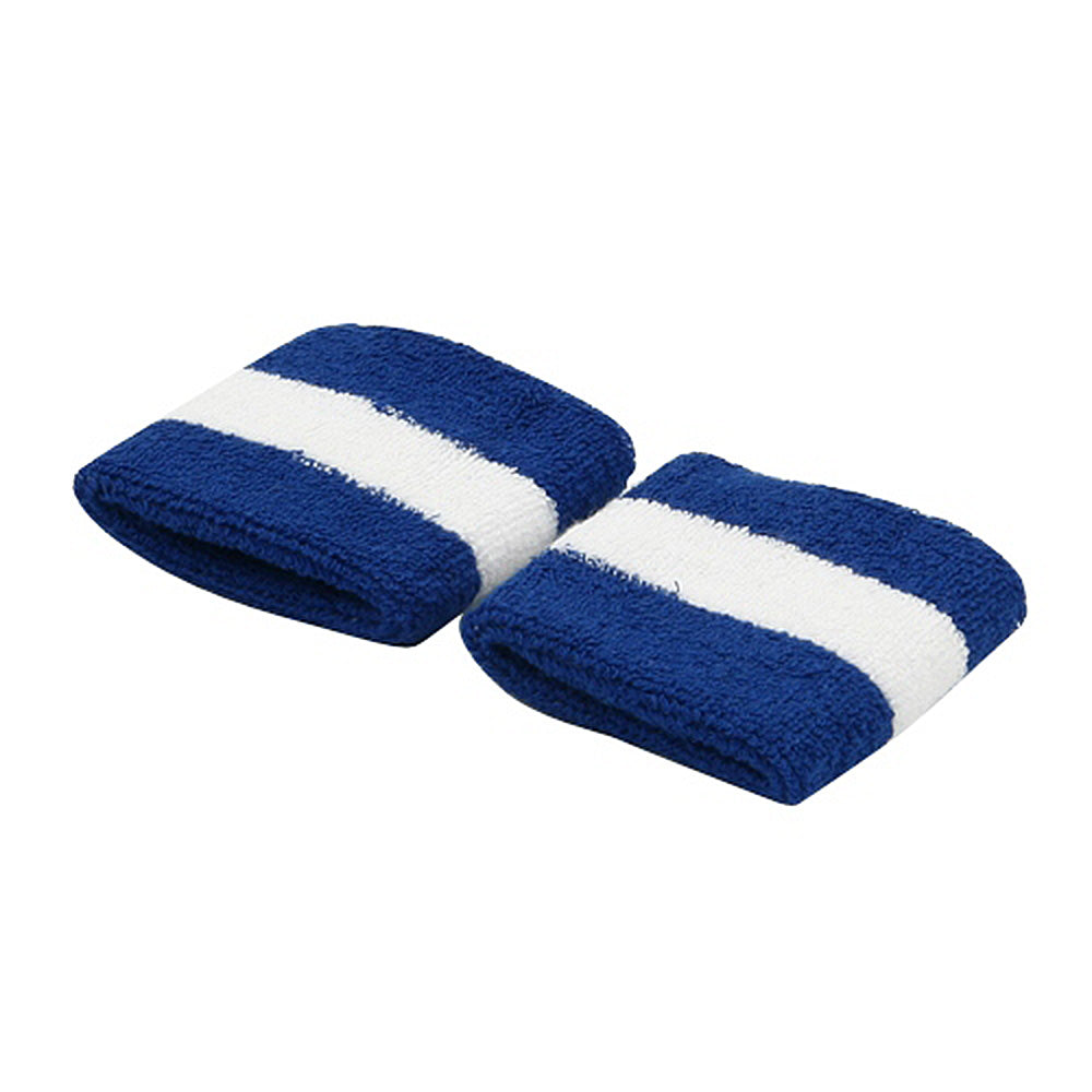 Terry Stripe Wristband Pair