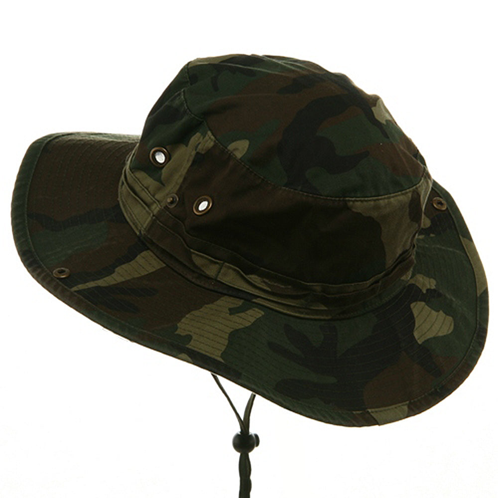 Big Size Washed Camo Hunting Hats