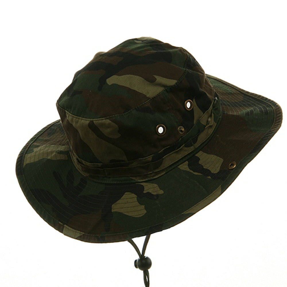 Big Size Washed Camo Hunting Hats