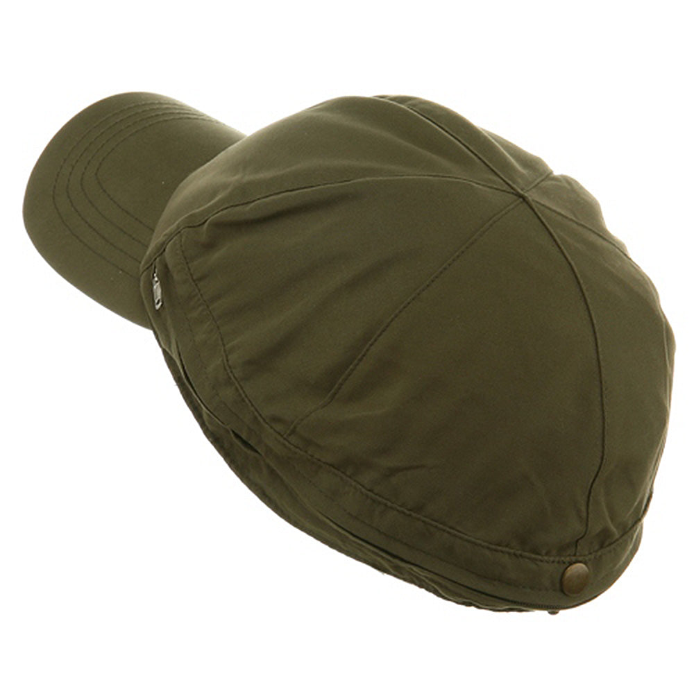 Zippered Flap Caps