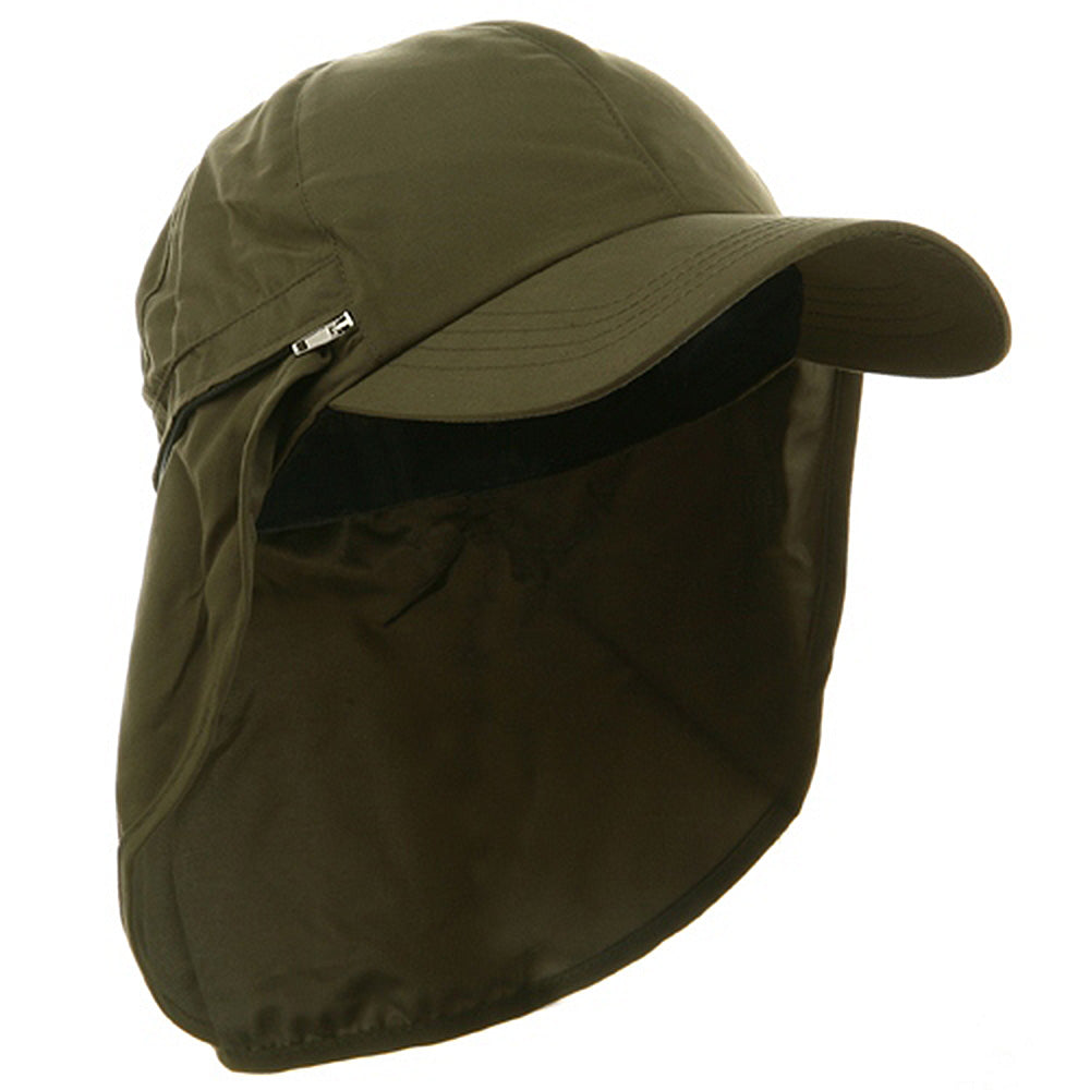 Zippered Flap Caps