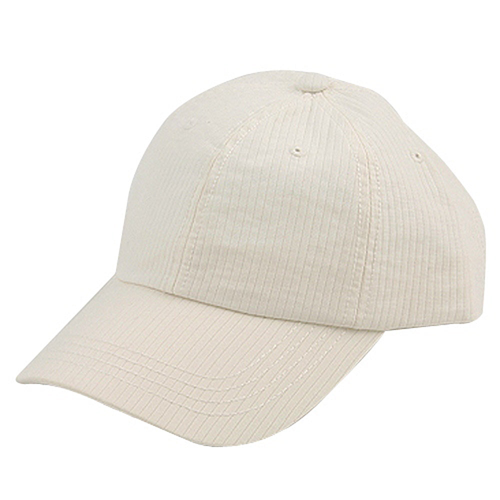 Low Profile Pine Stripe Cotton Washed Cap