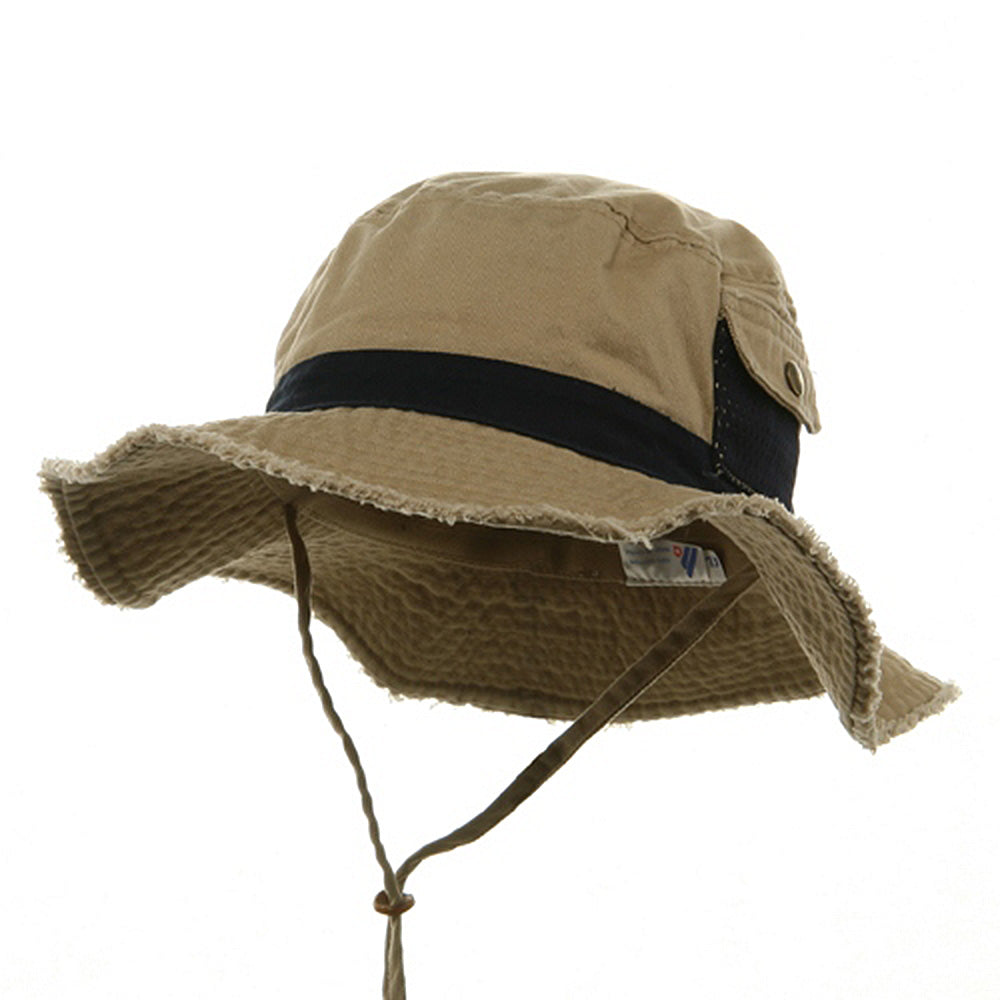 Washed Frayed Bucket Hats