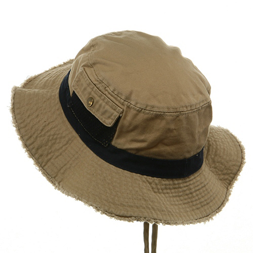 Washed Frayed Bucket Hats