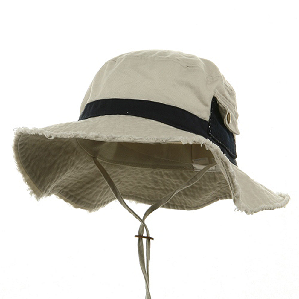Washed Frayed Bucket Hats