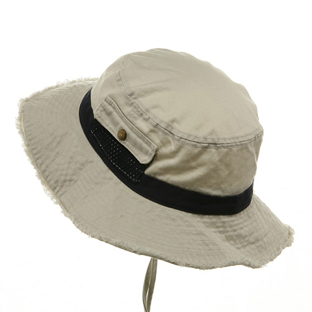Washed Frayed Bucket Hats